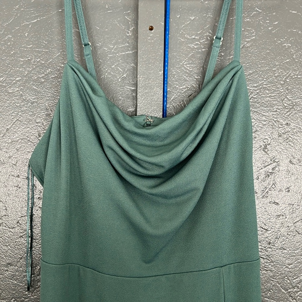 Birdy Grey Ash Crepe Dress in color Sea Glass Sz XL - Picture 7 of 16